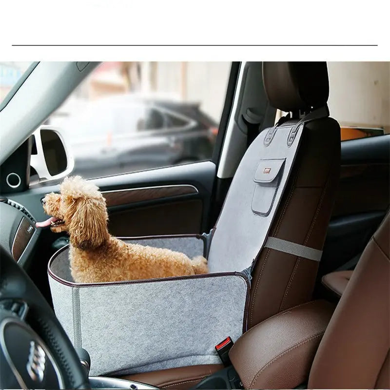Retro Dual-purpose Pet Car Mat Front Seat Cushion - MaJuah