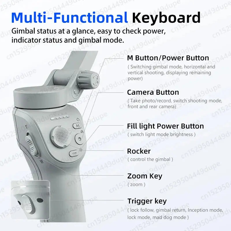 StabiTripod Pro: M01 3-Axis Gimbal Stabilizer - MaJuah