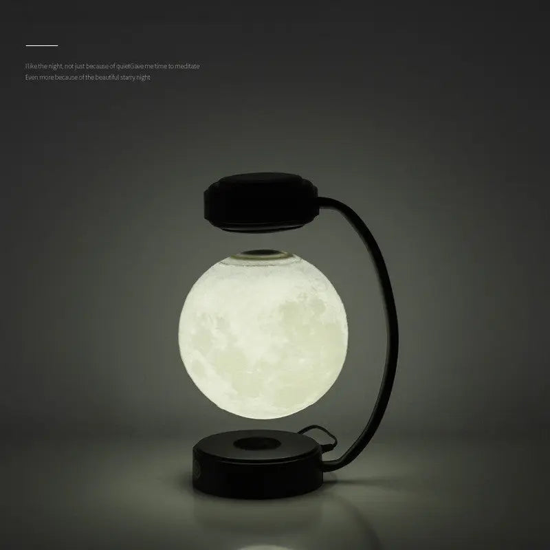 3D LED Moon Night Light Wireless Magnetic Levitating Rotating Floating Ball Lamp For School Office Bookshop Home Decoration - MaJuah