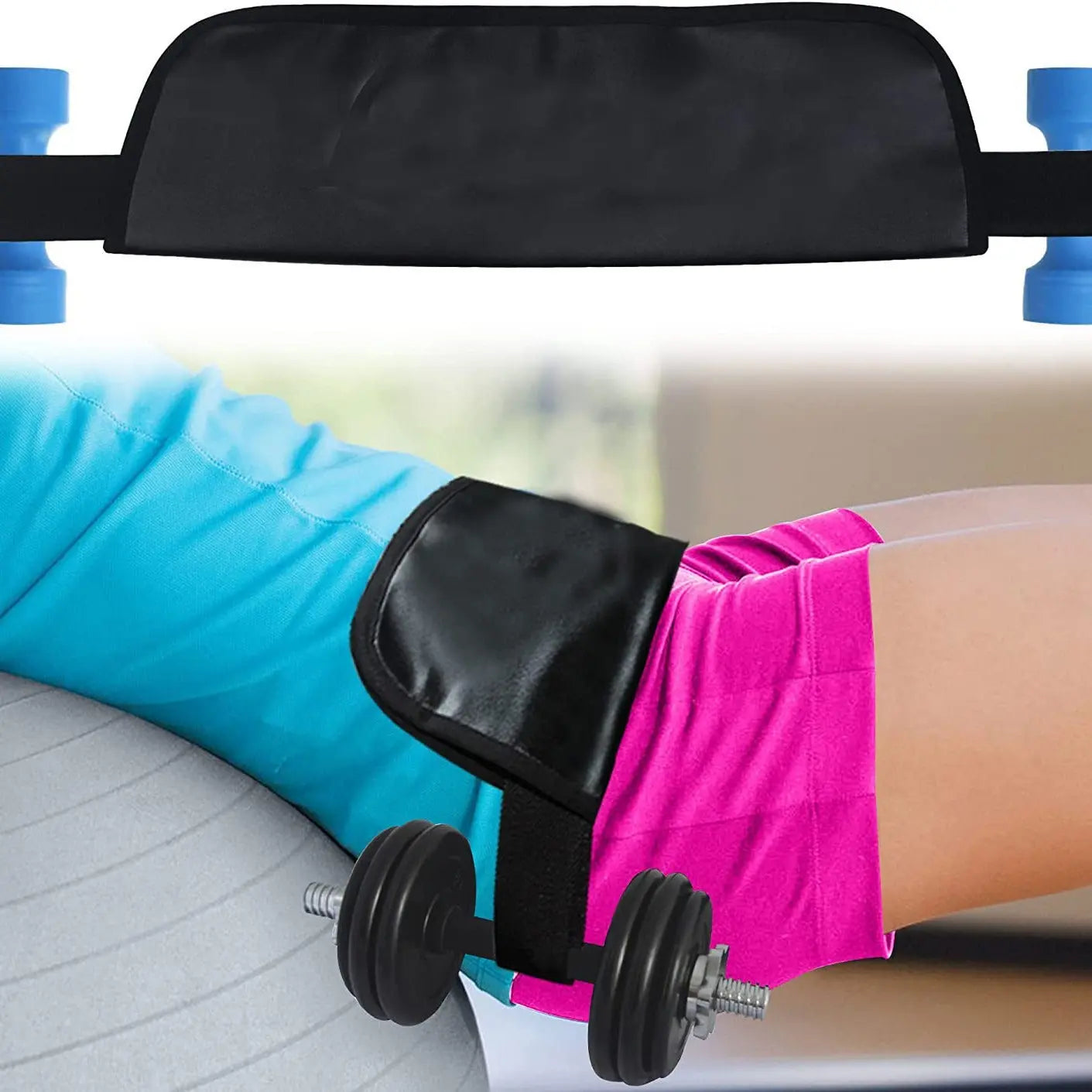 Thrust Trainer Weight-bearing Fitness Dumbbell Exercise Hip Thrust Belt - MaJuah