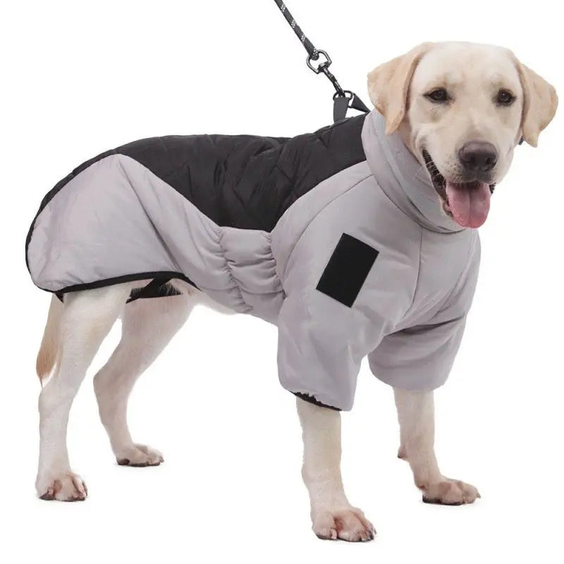 New Winter Dog Coat Waterproof Pet Clothes For Medum Large Dogs Warm Thicken Dog Vest Custome Labrador Jacket - MaJuah