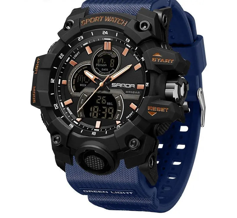 Dried Shrimp Cool Personality Student Fashion Sports Waterproof Electronic Watch - MaJuah
