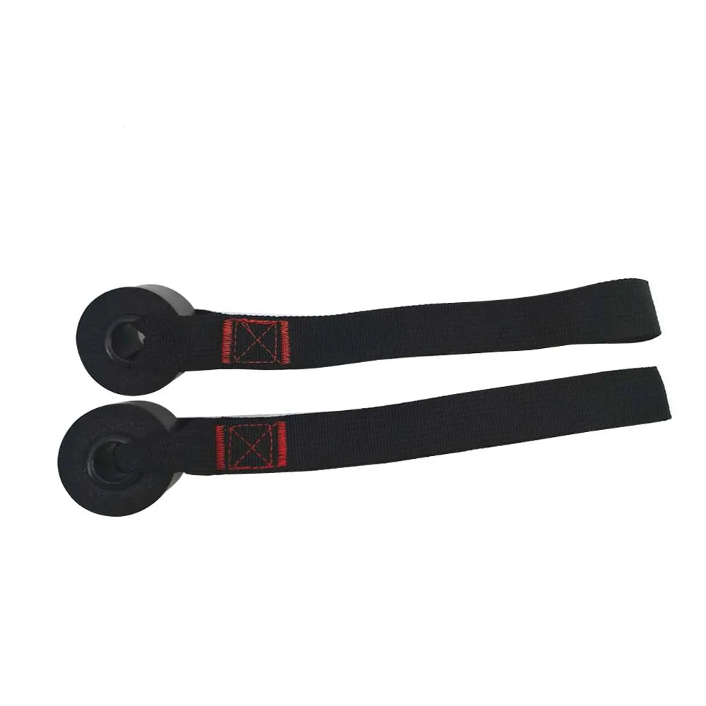 2pcs Door Anchor Exercise Workout Nylon Strength Training Pull Rope Heavy Duty Yoga Accessories Portable For Resistance Bands