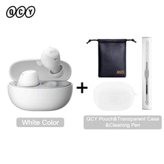 QCY HT07 ANC Wireless Earphones 40dB Noise Cancelling TWS Earbuds 6 Mic AI HD Call Bluetooth 5.2 HiFi Headphone 32H Playback, Ships From - CHINA
