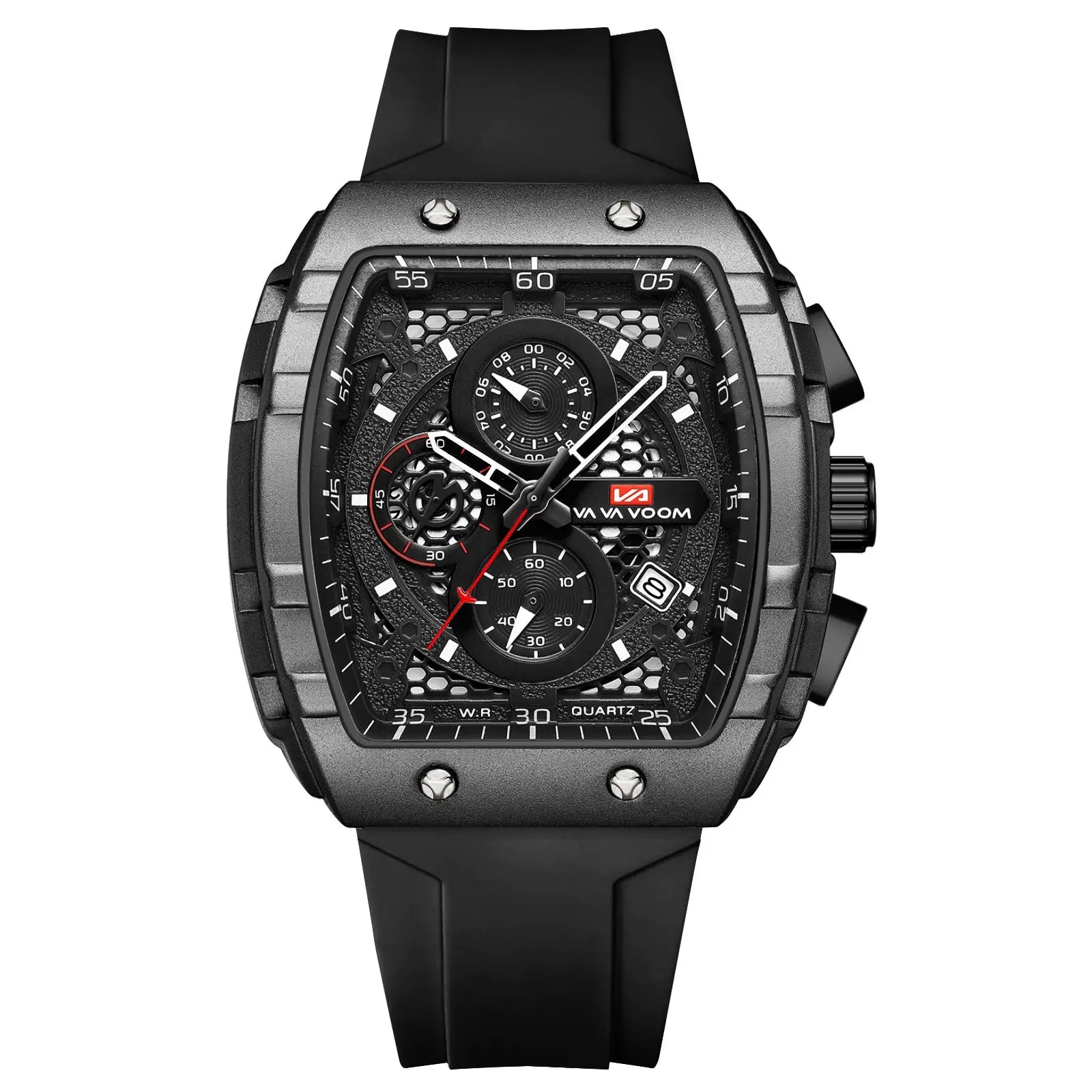 Multifunctional Business Waterproof Calendar Wine Barrel Non-automatic Mechanical Watch - MaJuah