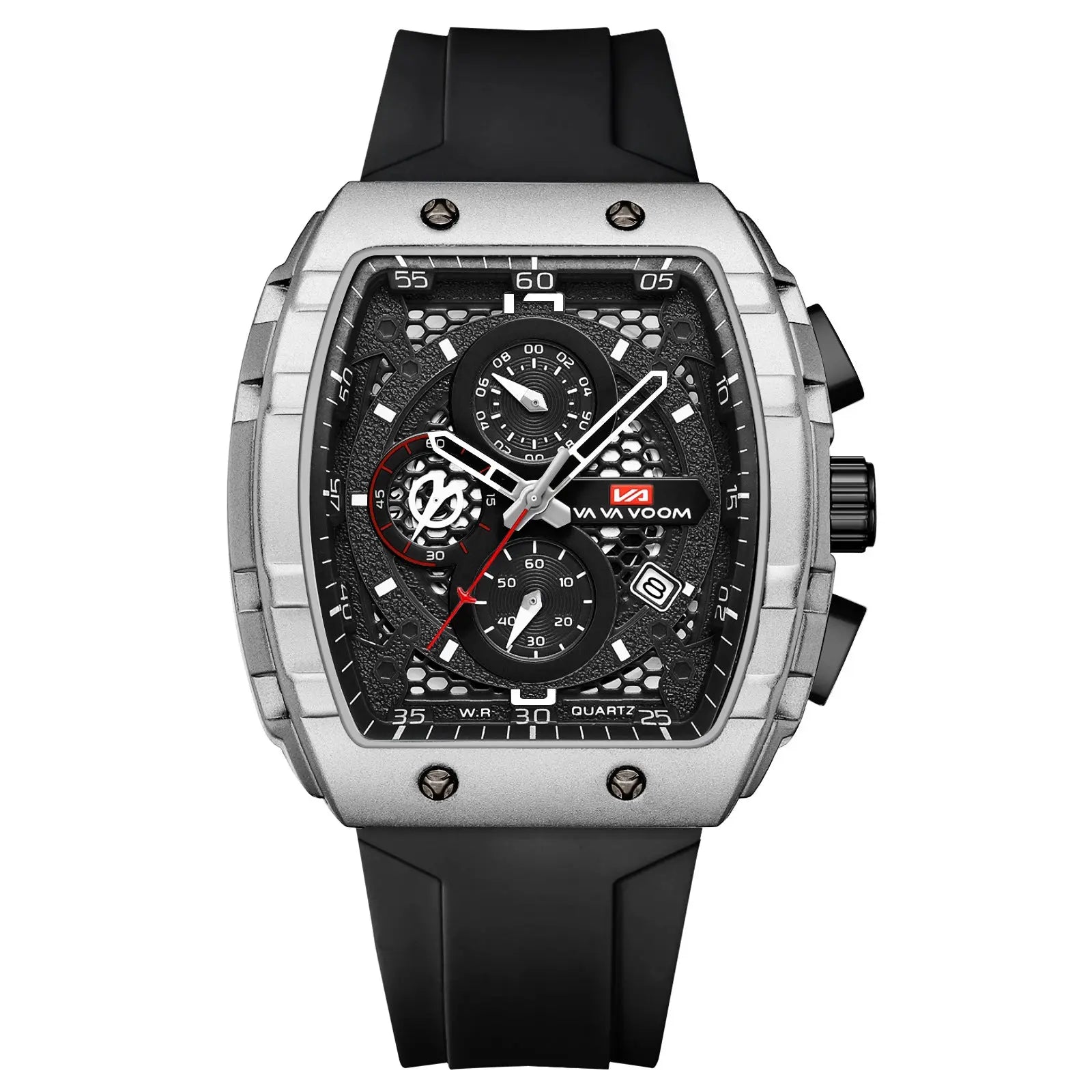 Multifunctional Business Waterproof Calendar Wine Barrel Non-automatic Mechanical Watch - MaJuah