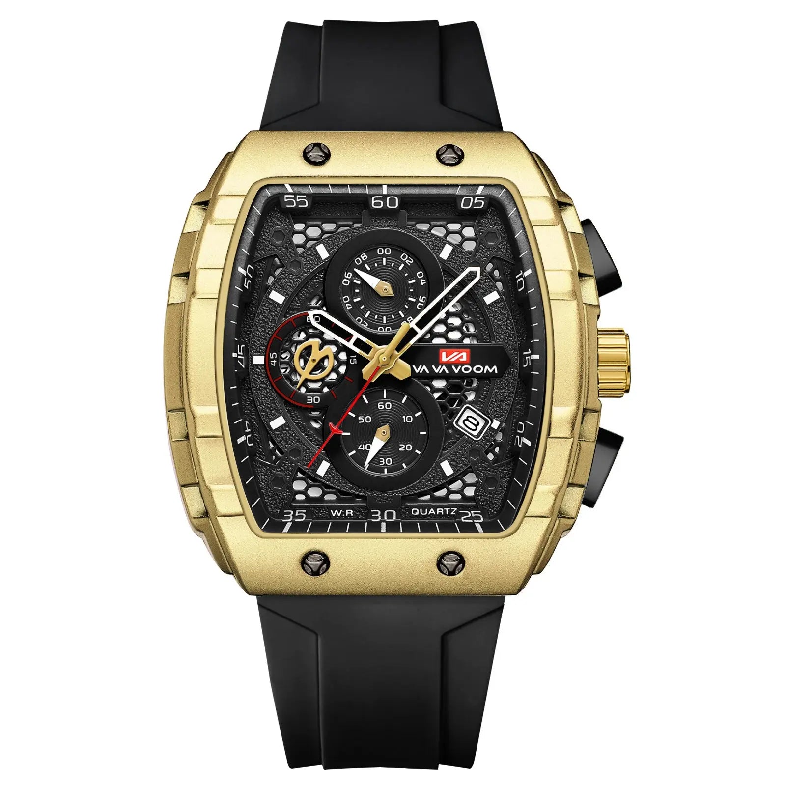 Multifunctional Business Waterproof Calendar Wine Barrel Non-automatic Mechanical Watch - MaJuah