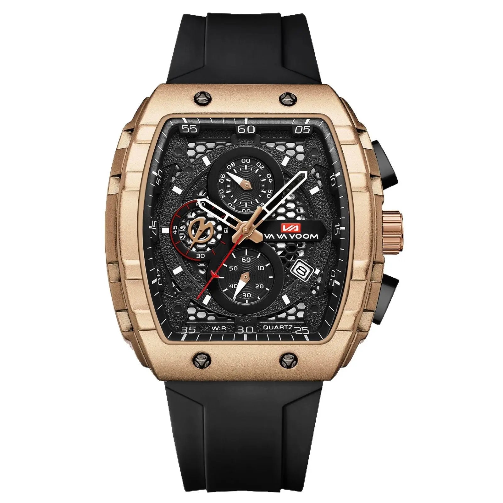 Multifunctional Business Waterproof Calendar Wine Barrel Non-automatic Mechanical Watch - MaJuah