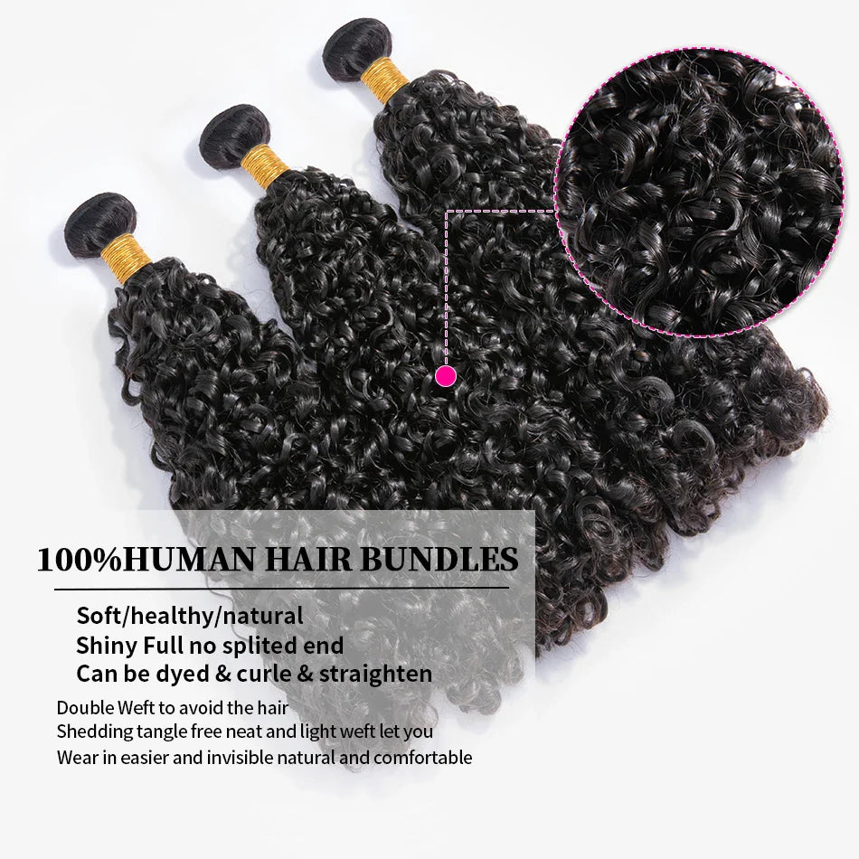 Brazilian 10A Small Spirals Curly Bundles Unprocessed Kinky Curly Human Hair Pixie Curls Weave Only Virgin Hair Extension 3B 3C, Ships From - CHINA