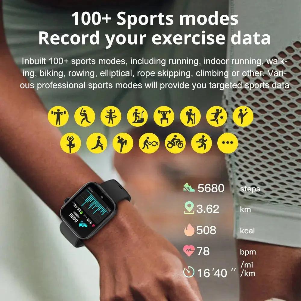 COLMI P71 Voice Calling Smartwatch Men Health Monitoring IP68 Waterproof Smart Notifications Voice Assistant Smart Watch Women - MaJuah