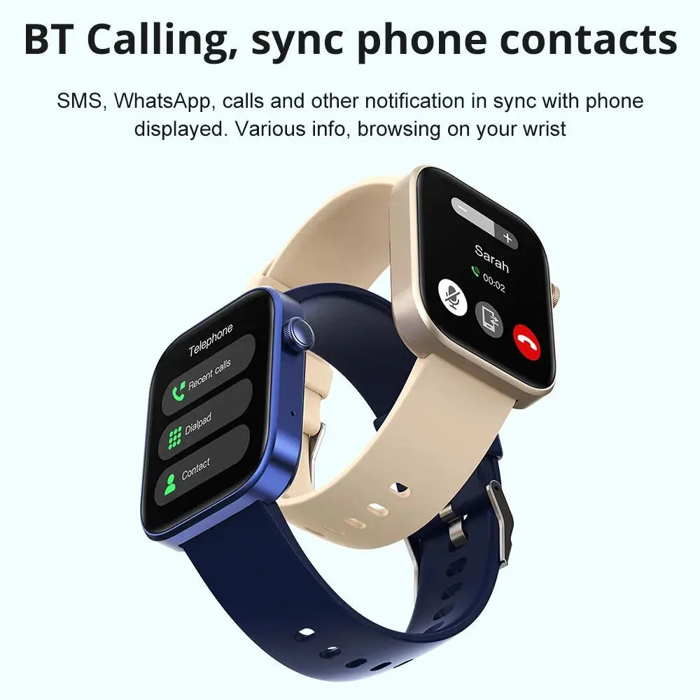 COLMI P71 Voice Calling Smartwatch Men Health Monitoring IP68 Waterproof Smart Notifications Voice Assistant Smart Watch Women - MaJuah