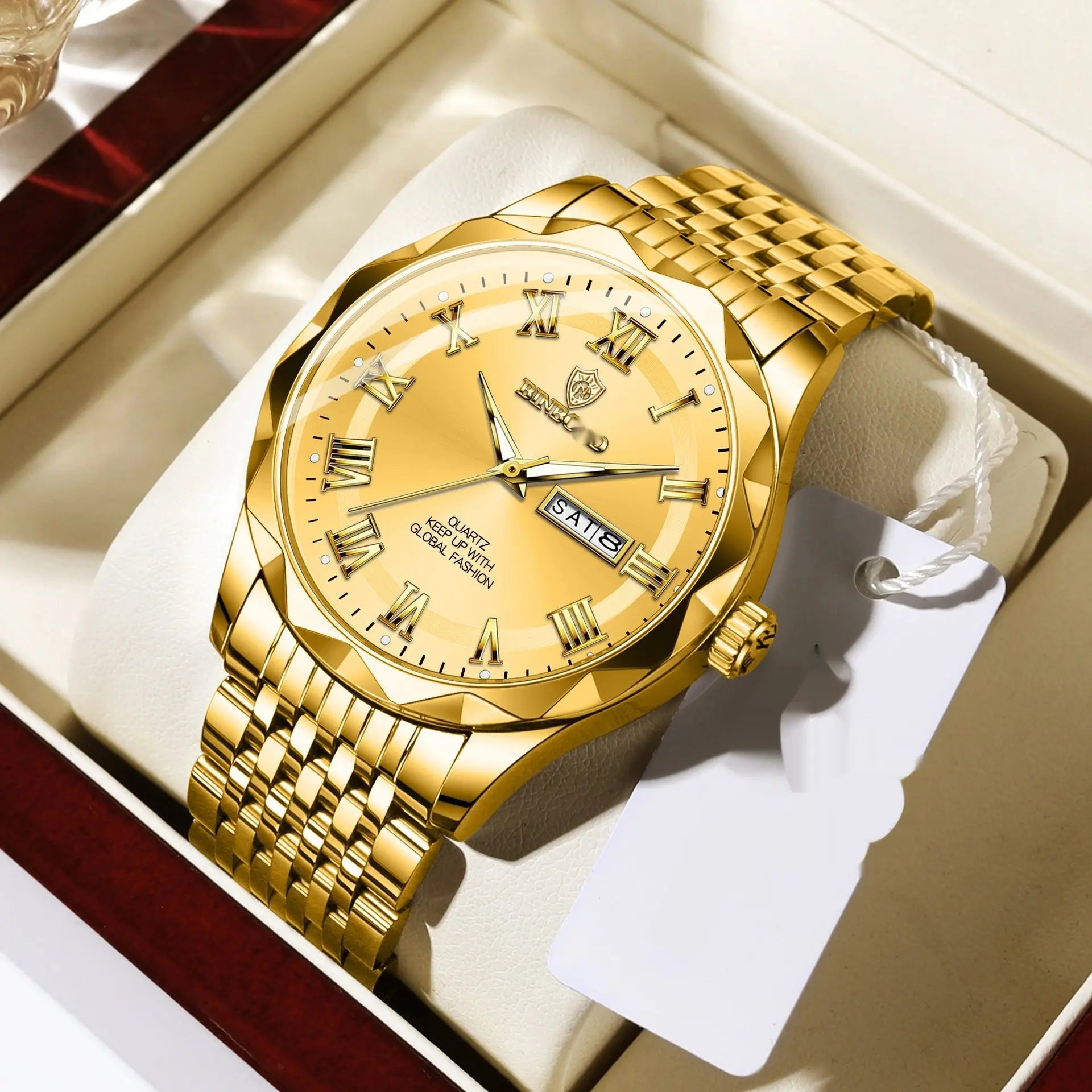 Fashion Double Calendar Quartz Watch Waterproof Men's Watch - MaJuah