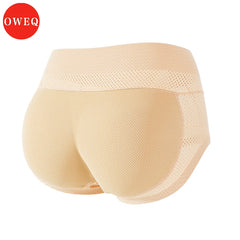 Women's Sexy Padded Butt Lifting Shaping Panties Slimming Tummy Control Invisible False Butt Mid-waist Women's Panties