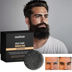 Hair Darkening Shampoo Bar Soap Anti Dandruff Deep Hair Care Nourishment Frizz Itchy Improve Beautiful Cleansing Black Head Z2M5