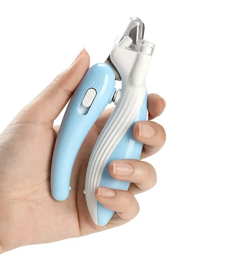 Pet Nail Clippers Dog Nail Clippers Cat Nail Clippers LED Electric Nail Grinder Pet Supplies LED Light Pet Nail Clippers - MaJuah