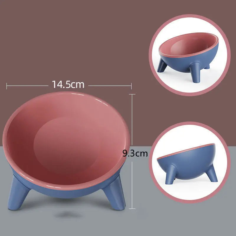 Cat Dog Bowl With Stand Pet Feeding Food Bowls Dogs Bunny Rabbit Nordic Color Feeder Product Supplies Pet Accessories - MaJuah