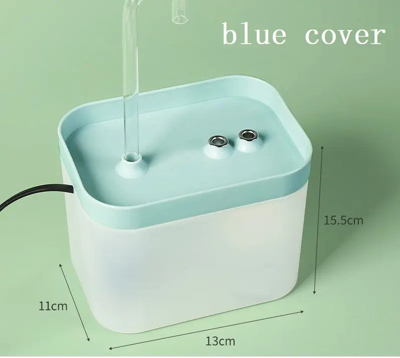 Automatic Cat Water Fountain Auto Filter USB Electric Mute Cat Drinker Bowl 1.5L Recirculate Filtring Drinker For Cats Pet Water Dispenser - MaJuah