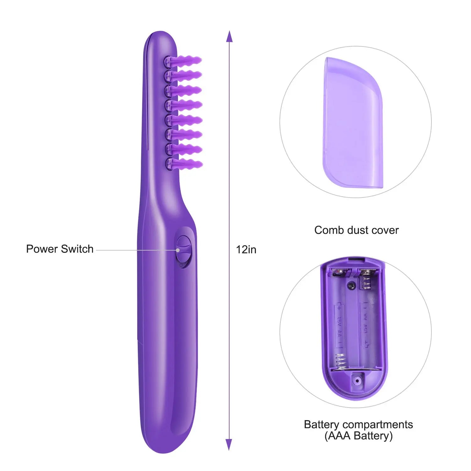 Electric Detangling Brush Scalp Massage Hair Brush - MaJuah