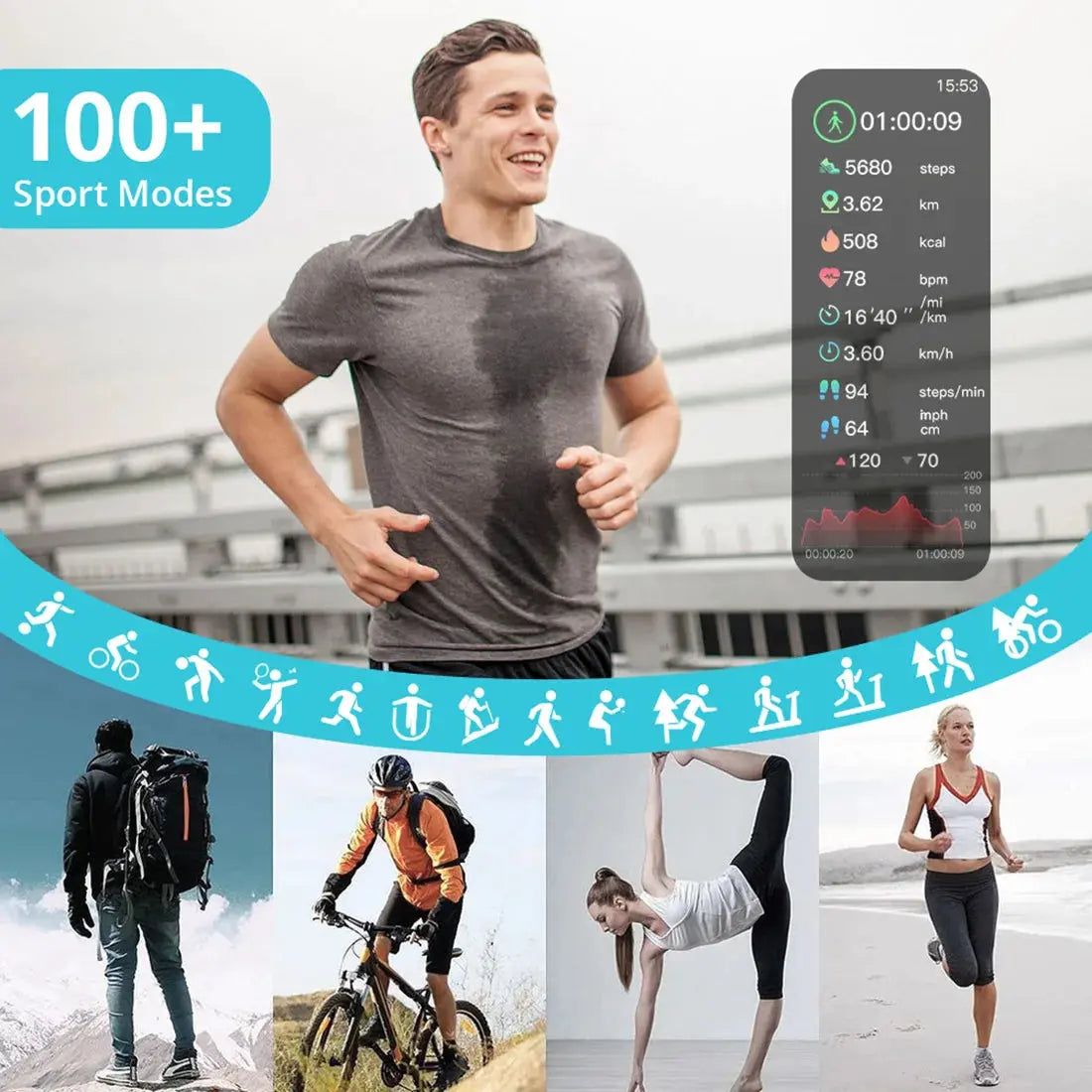 COLMI P73 1.9" Outdoor Military Smartwatch Men Bluetooth Call Smart Watch 3ATM IP68 Waterproof For Xiaomi Android iOS Phone - MaJuah