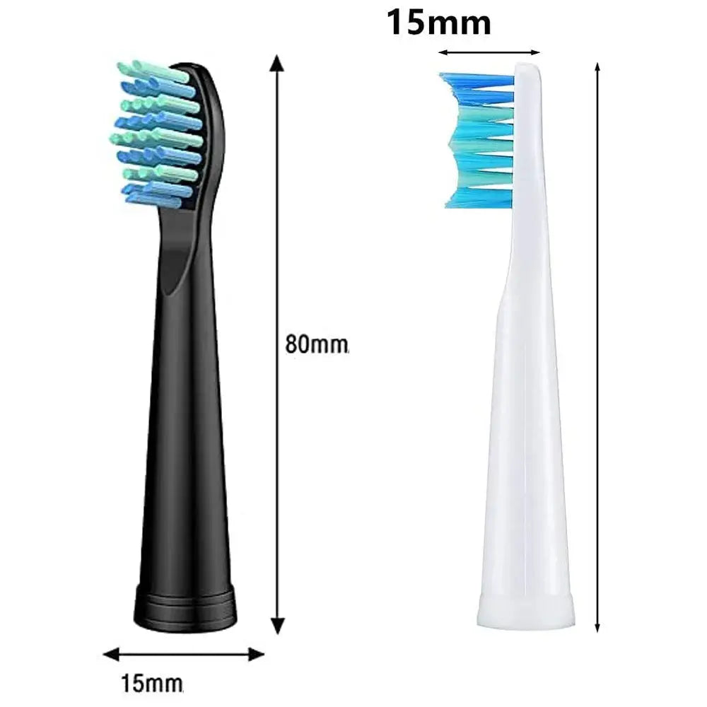 4/8/12/16 Pcs Replacement Brush Heads For Seago For Fairywill Electric Toothbrush Head Dupont Bristle Brush Refill Tooth Clean - MaJuah