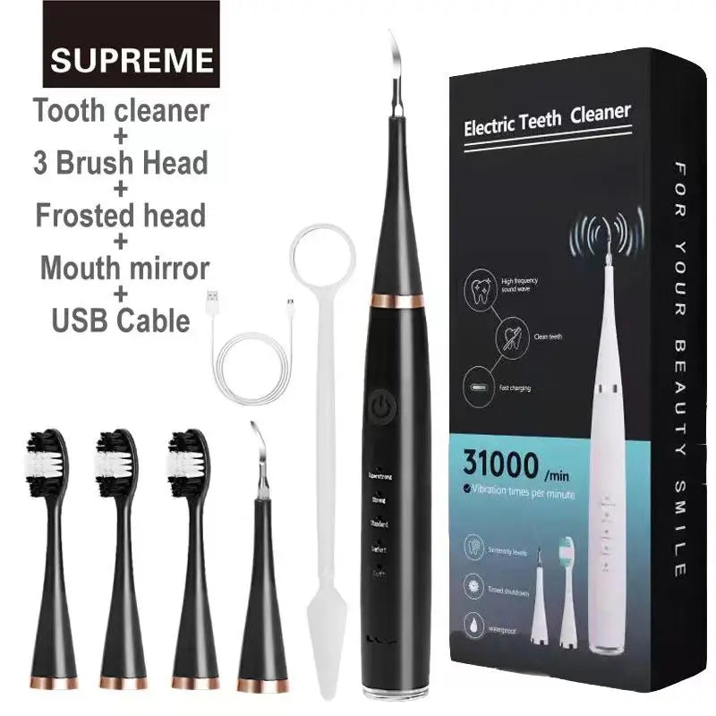 Sonic Electric Toothbrush Teeth Cleaner Dental Teeth Scaler USB Rechargeable Dental Calculus Stains Tartar Plaque Remover Tools
