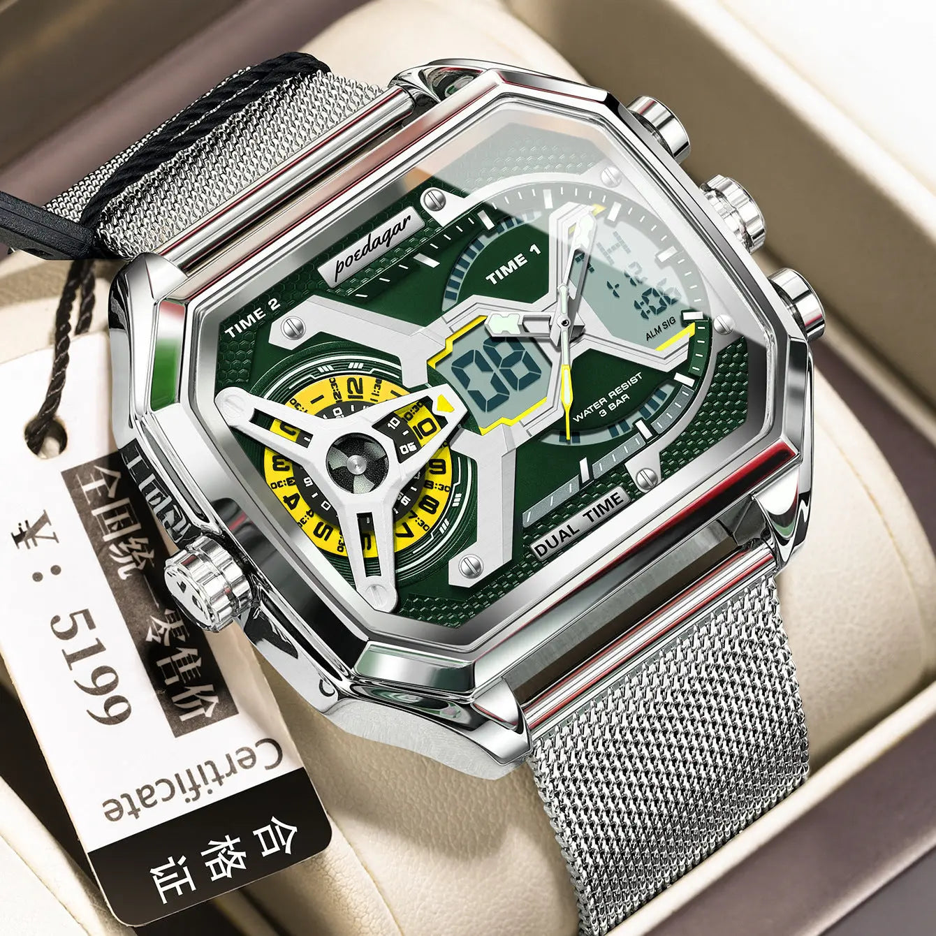 Multifunctional Waterproof Luminous New Men's Watch - MaJuah