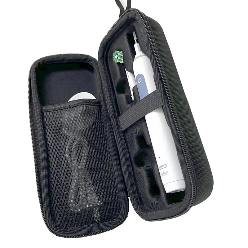 Nylon Hard Case For Oral B Pro 1000 2000 3000 3500 1500 Electric Toothbrush Organizer Storage Bag Travel Protective Pocket Mesh