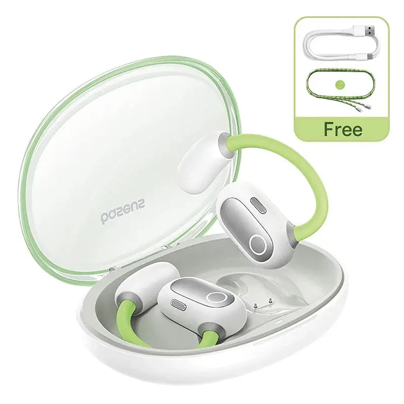 Baseus Eli Sport 1 Open Ear Headphones OWS Bluetooth 5.3 Wireless Earphones Air conduction headphones Bass Sound Sports Earbuds - MaJuah