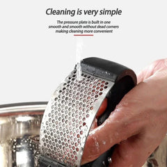 Garlic Press Stainless Steel Garlic Crusher Curve Manual Press Chopper For Fruit Vegetable Tools Kitchen Gadget Accessories