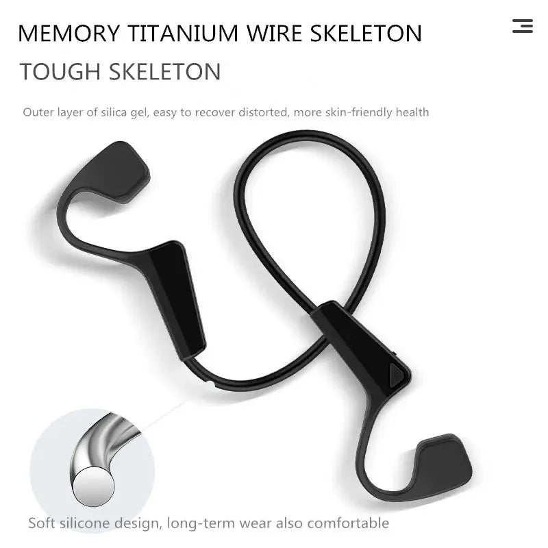 Xiaomi Mijia Bone Conduction Sport Wireless Headphone Bluetooth-Compatible Headset TWS Hands-free with Mic for Running - MaJuah