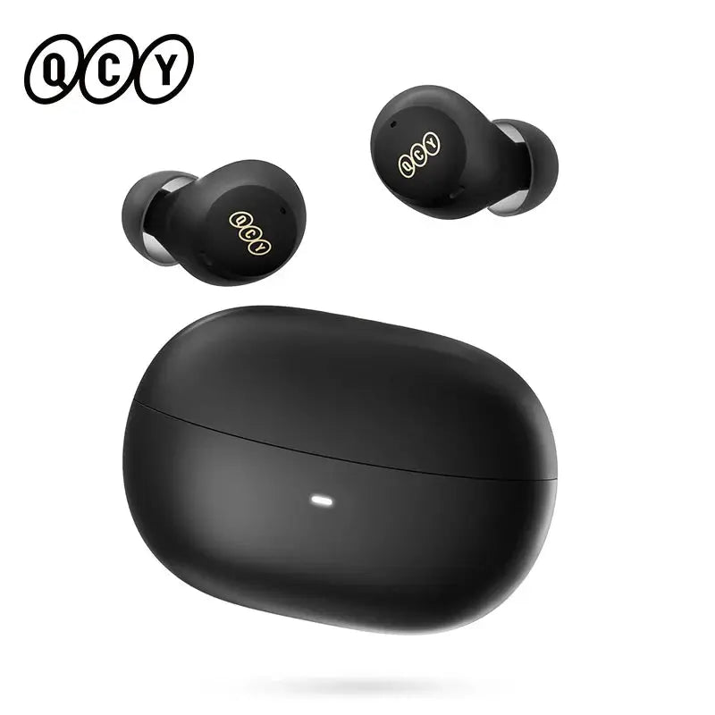 QCY HT07 ANC Wireless Earphones 40dB Noise Cancelling TWS Earbuds 6 Mic AI HD Call Bluetooth 5.2 HiFi Headphone 32H Playback - MaJuah