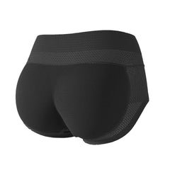 Women's Sexy Padded Butt Lifting Shaping Panties Slimming Tummy Control Invisible False Butt Mid-waist Women's Panties