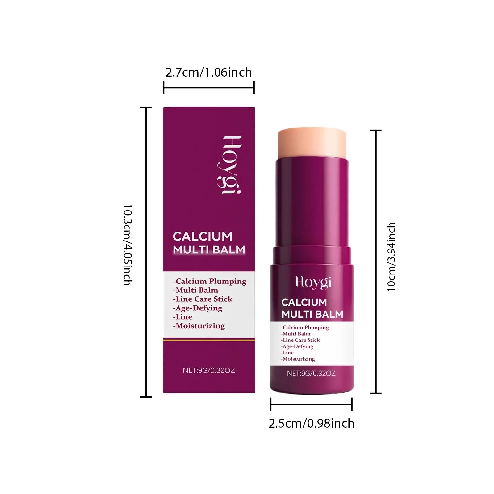 Calcium Multi Balm Stick – Firming, Hydrating & Smoothing Face Balm for Tightening & Daily Skincare Jo Beauty Flagship Store
