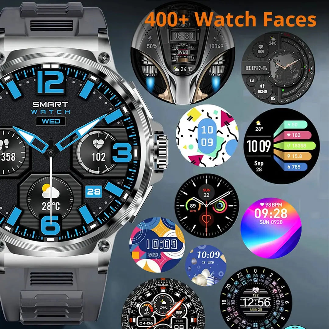 [2023] COLMI V69 1.85" Ultra HD Display Smartwatch Men 710 mAh Large Battery, 400+ Watch Faces Smart Watch For Android iOS Phone - MaJuah