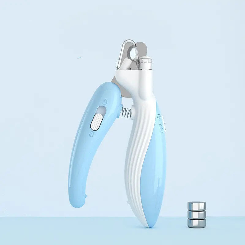 Pet Nail Clippers Dog Nail Clippers Cat Nail Clippers LED Electric Nail Grinder Pet Supplies LED Light Pet Nail Clippers - MaJuah