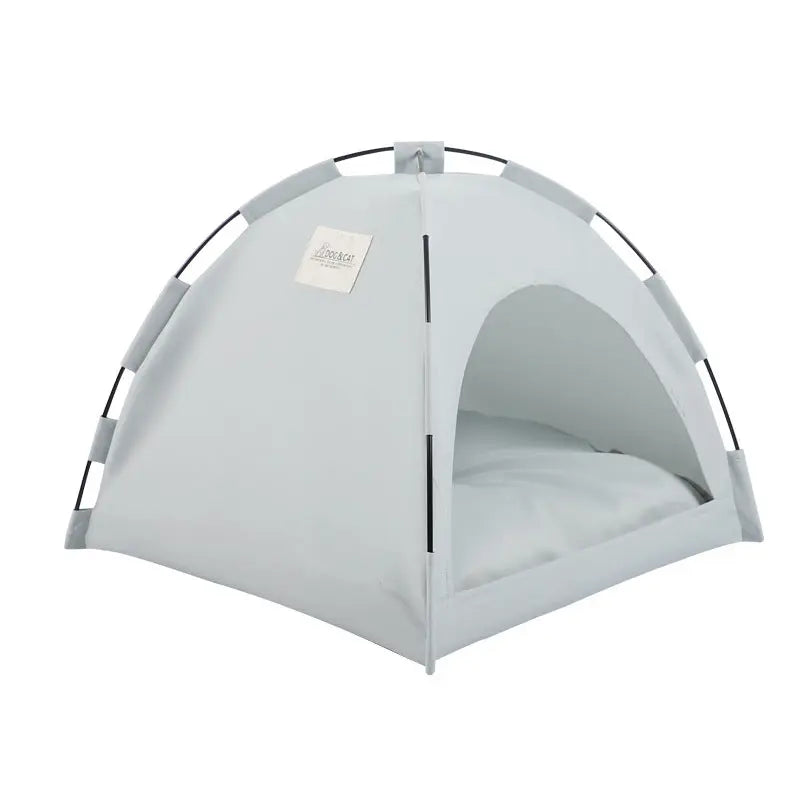 Cat Tent Cooling Mat  Dog House Pet Sofa Camping Dog Bed With Cushion For Dog Kennel Indoor Cat Nest Cat Bed Pets Products - MaJuah
