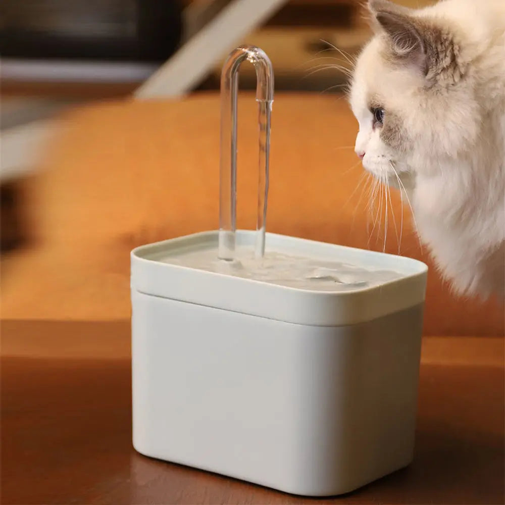 Automatic Cat Water Fountain Auto Filter USB Electric Mute Cat Drinker Bowl 1.5L Recirculate Filtring Drinker For Cats Pet Water Dispenser - MaJuah