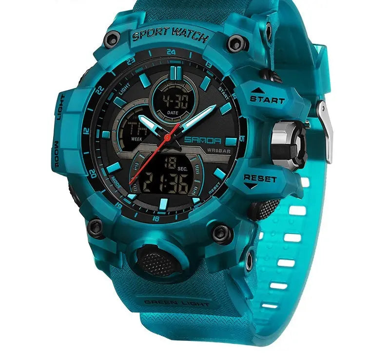 Dried Shrimp Cool Personality Student Fashion Sports Waterproof Electronic Watch - MaJuah