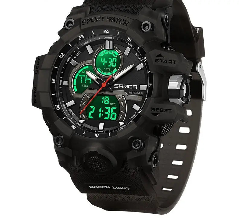 Dried Shrimp Cool Personality Student Fashion Sports Waterproof Electronic Watch - MaJuah