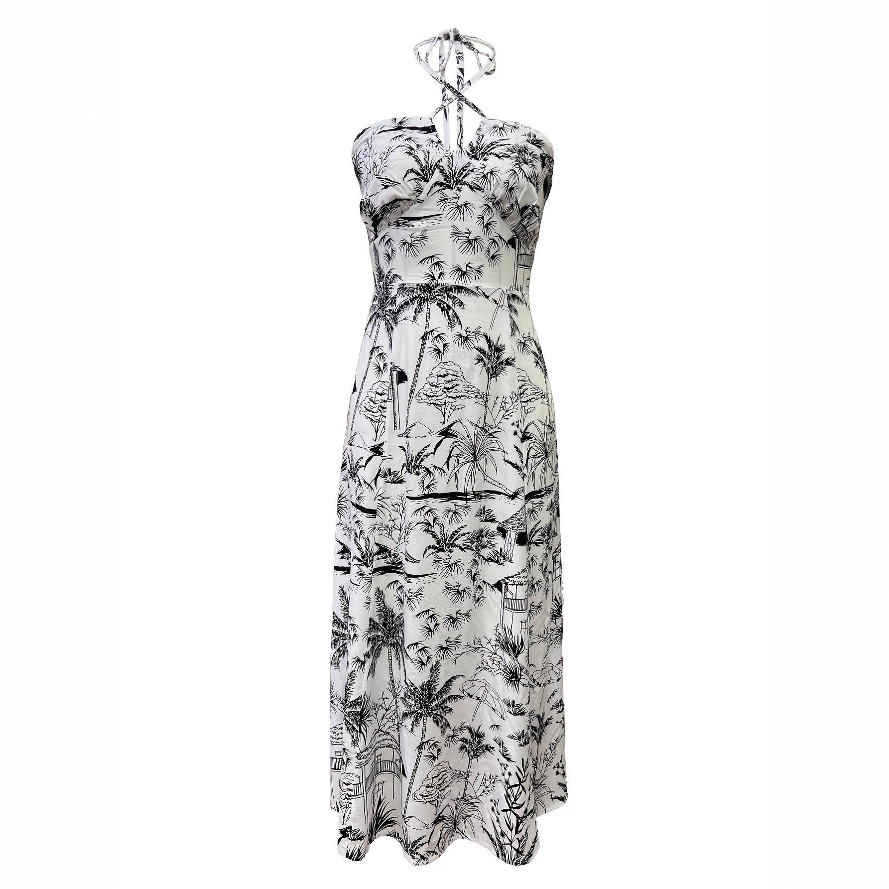 Ladies' Fashion Floral Spaghetti Strap Dress CozyPet Store