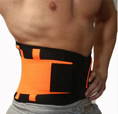 Waist Trimmer Belt Body Shaper Abdominal Trainer Weight Loss Fat Burning Straps - MaJuah