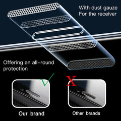 [2PCS] for iPhone14 13 12 11 X XS XR Pro Max Explosion-proof Screen Protector Protective Glass with Install magicjohn