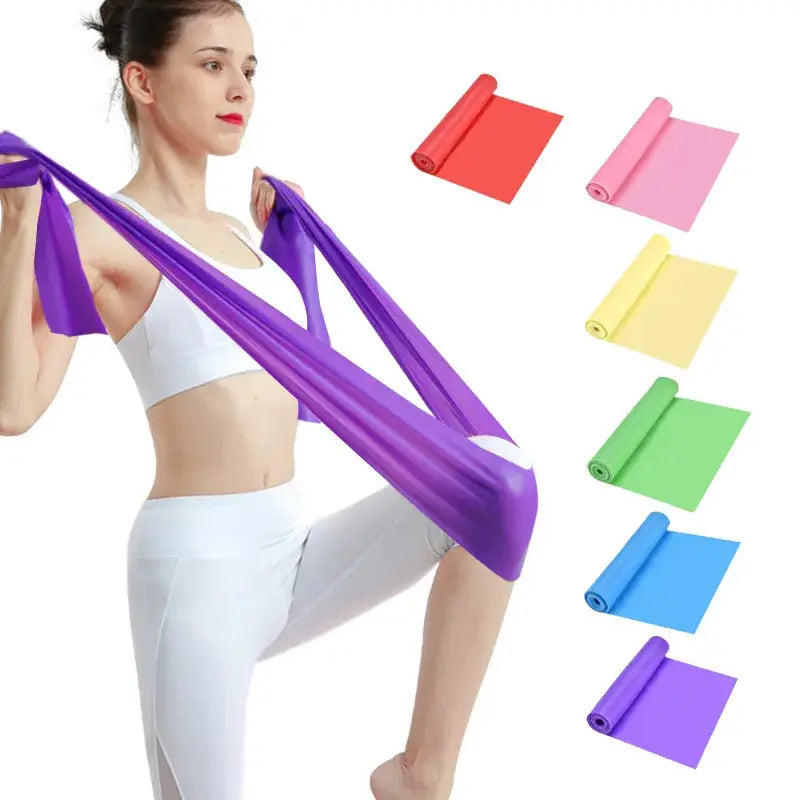 200cm Resistance Bands Elastic Exercise Bands Set for Recovery, Physical Therapy, Yoga, Pilates, Rehab,Fitness,Strength Training - MaJuah