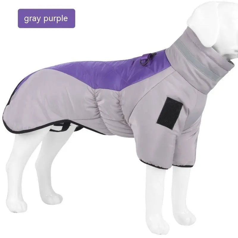 New Winter Dog Coat Waterproof Pet Clothes For Medum Large Dogs Warm Thicken Dog Vest Custome Labrador Jacket - MaJuah