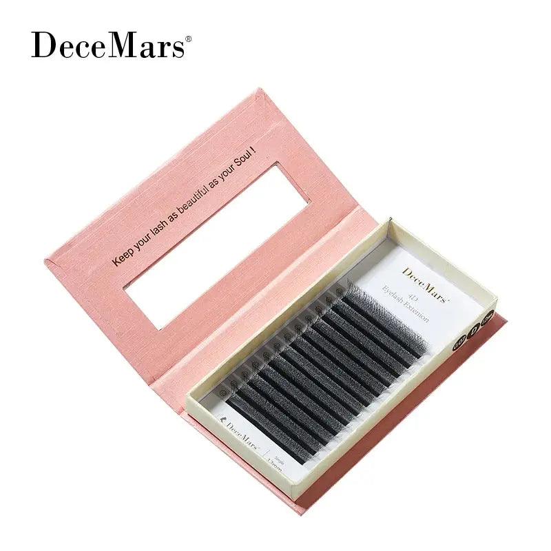 DeceMars 4D - W Shaped Eyelash Extension (12line/Tray) - MaJuah