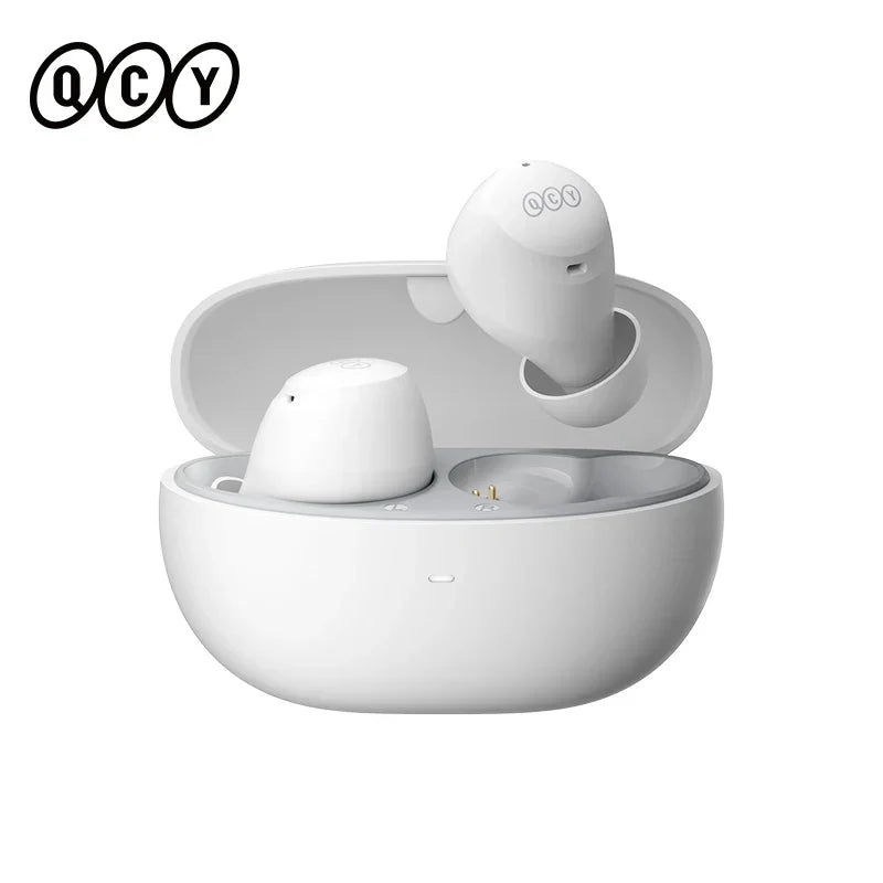 QCY HT07 ANC Wireless Earphones 40dB Noise Cancelling TWS Earbuds 6 Mic AI HD Call Bluetooth 5.2 HiFi Headphone 32H Playback, Ships From - Russian Federation