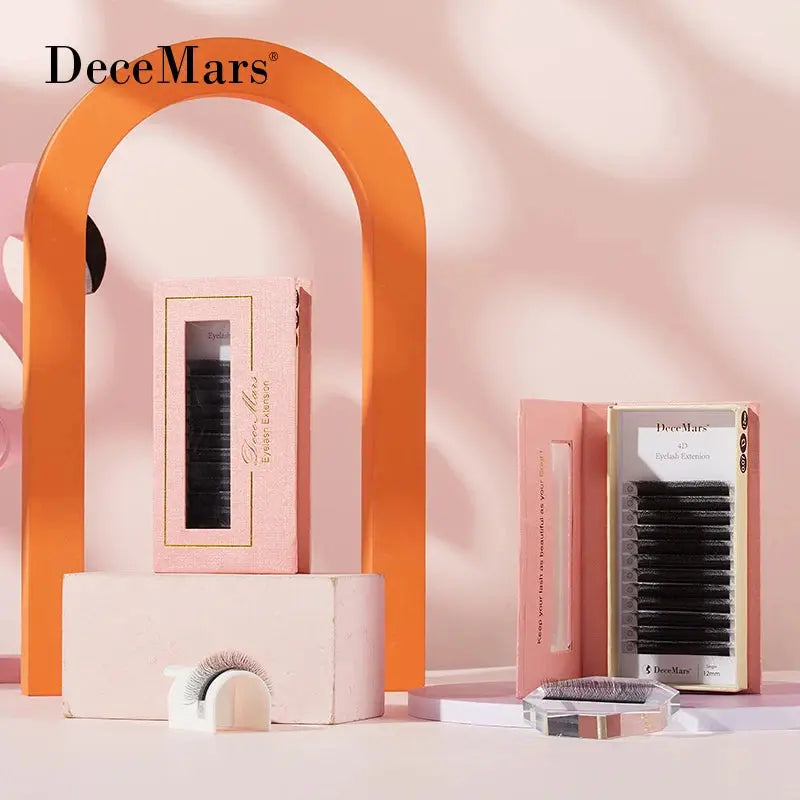 DeceMars 4D - W Shaped Eyelash Extension (12line/Tray) - MaJuah