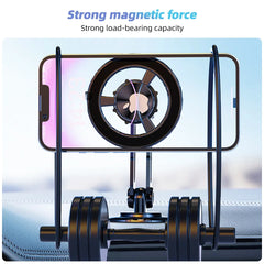 720 Rotate Metal Magnetic Car Phone Holder Foldable Magsafe Phone Stand Air Vent Magnet Mount GPS Support For All Phones