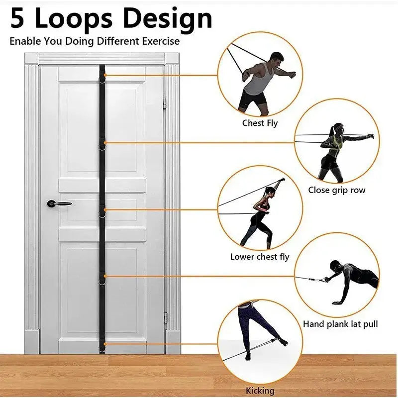 Door Anchor Strap for Resistance Bands Exercises Anchor Gym Attachment for Home Fitness Portable Door Band Resistance - MaJuah