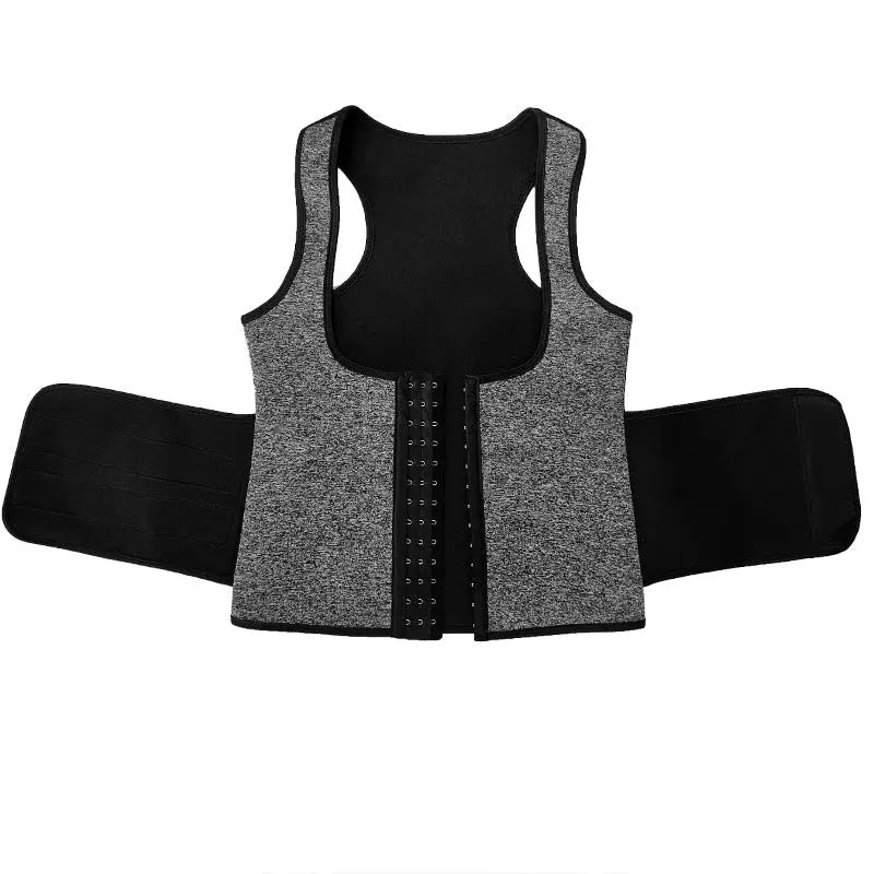 Neopren Waist Trainer For Women Workout Trimmer Belt Sauna Sweat Corset Cincher VickyLei
